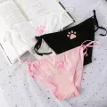 Bandage Lolita Panties Low Waist Lingerie Cute Claw Women's Briefs Low Waist Animation Underwear. 