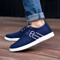 Hot Men's Brand Canvas Shoes Lightweight Sneakers Autumn Men Breathable Vulcanized Shoe Lace Up Work Footwear Man Drive Shoe KEEMEEUYZO. 