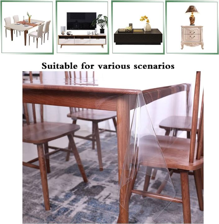 16mm%20Clear%20Transparent%20Dining%20Table%20Cover%20,%20Table%20Mat%20-%207%20fit%20by%204.5%20fit%20-%20%20(%206%20chiar%20)%20-%20Image%203