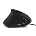 Left-handed Mouse Ergonomic Wired Vertical Office Computer Mice Optical 1600DPI 6 Buttons USB Game Mause for PC Laptop. 