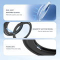 VR Lens Protector Ring Anti Blue Light Magnetic Eyeglasses Lens Anti-Scratches Glass Spacer Protection Frame Protection Accessories Compatible For Meta Quest 3 VR Headset Lens. 