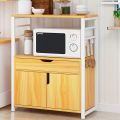 Kitchen Cabinet Shelf Organizer with Multi-Tier Shelf Microwave Oven Stand. 