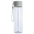 600/800ML Fashion Round Frosted Plastic Water Bottle BPA Free Portable Tea Strainer Large Capacity Sport Transparent Water Cups.