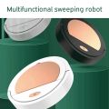 Intelligence Robot Vacuum Cleaner USB Charging Wireless Sweeping Aspirador Robot Multifunctional Sweeping Robot Dust Removal-White Gold. 