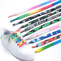 Flat Shoe Multi Color Shoes Accessories shoestring Pattern Flat Long Printed Shoelace.