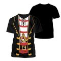 Men's Summer 3D Printed Captain T-Shirt Short Sleeve Clothing Casual Plus Size Cosplay Streetwear Fashion Outdoor Tees Tops.