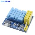 ESP8266 ESP-01/01S DHT11 Temperature Humidity Sensor Module esp8266 Wifi NodeMCU Smart Home IOT (Without ESP module) DIY Kit. 