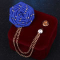 Flower Wedding Brooches Rose Flower Brooch Lapel Pin For Men's Suit Accessories. 