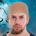 Halloween Skinhead Wig hat Latex Mask Skin Bald Head Movie Halloween Party Prop Cosplay Bald Head Scalp Cover AccessoriesDolls Accessories. 
