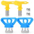 Airless Paint Nozzles Set Reversible Spray Tips Airless Paint Sprayer Nozzle Tips. 