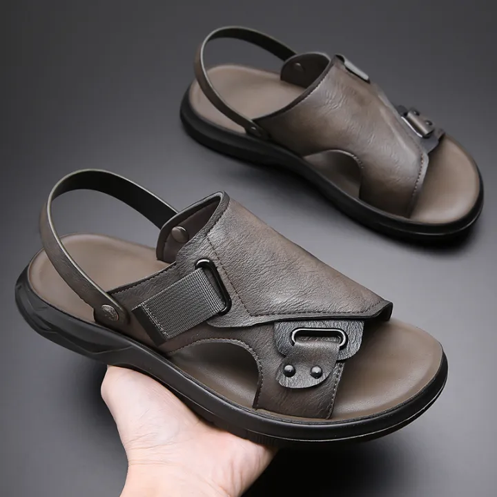 Parmat%20men's%20shoes%20summer%20leather%20sandals%20men's%20beach%20shoes%20can%20be%20worn%20outside%20casual%20shoes%20middle-aged%20and%20elderly%20dad%20sandals%20men%20-%20Image%203