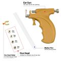Professional Ear Piercing Gun Tools Steel Stud Earring Safe Sterile Nose Navel Helix Piercing Tool Set Body Jewelry Machine Kit. 