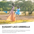 Flower Girl Scene Prop Umbrella Children Girls Dancing Photography Prop Accessories. 