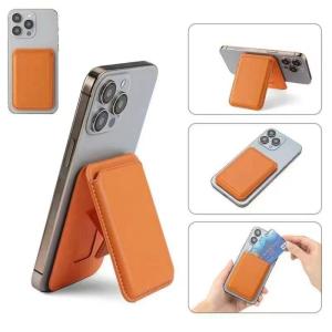Bilashmart HOCE Magnetic Leather Wallet With Invisible Stand For iPhone 16 15 14 13 12 Pro Max MagSafe Case Card Holder Pocket Back Cover