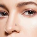 1 piece triangle shaped nosepin ..tolsa system nosepin for girls.