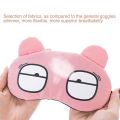 1pc Cartoon Face Sleep Eye Mask Cute Funny Lovely Eye Cover Sleeping Mask Travel Rest Eye Band Kids Eye shade Patch Blindfold. 