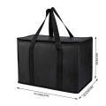 Food Delivery Bag Thermal Insulation Bag Heavy Duty Large Insulated Bag Collapsible Cooler Bag 65-70L Grocery Tote For Groceries.