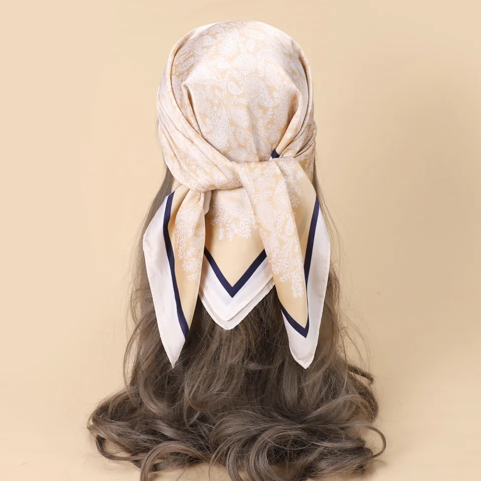 Scarf Headband Small Square Neck Scarves Fashion Hijab Scarf For