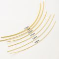 2M 14K/18K Gold Color Plated Brass 0.5 0.7 0.8 1.2mm Copper Wire Embossing for Jewelry Making Handmade DIY Jewellery Material.