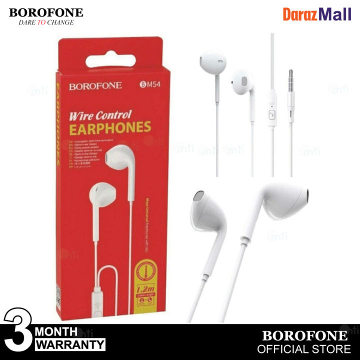 Borofone BM54 Maya Universal Wired Earphones with mic