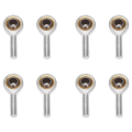 8pcs M10 X 1.5 Male Rod End Rose Joint Right Hand Thread 10mm Metric Bronze SA10.