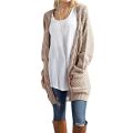 U-SWEAR Cardigan Sweaters Women's Sweater Knitted Long Sleeve Knitwear Girl Casual Outerwear Winter Pull Femme. 