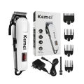 Kemei KM-809A Professional Hair Clipper LCD Display Household Rechargeable Trimmer Haircut Clipper Cutter Styling Tool. 