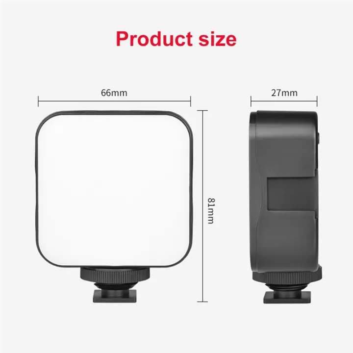 1%20Piece%20Mini%20LED%20Video%20Light%20Photography%202W%20Dimmable%20for%20Camera%20Smartphone%20Laptop%20-%20Image%204