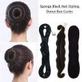 Reusable Hair Fluffy Pads Sponge Hair Base Styling Insert Tool Hair Puff Magic Clip Hair Donut Bun Maker Root Pad Hair Clip Set. 