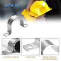 2 Inch 50mm U-Tube Strap Clamp Heavy Duty U-Tube Strap Clamp U-Bracket Pipe Strap Clamp. 