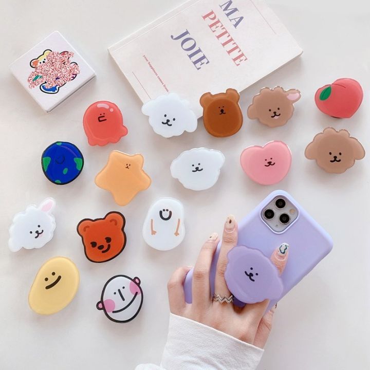Cartoon%20Finger%20Ring%20Holder%20Glossy%20Korea%20Kawaii%20Griptok%20Phone%20Socket%20For%20Samsung%20iPhone%20Phone%20Grip%20Tok%20Mobile%20Phone%20Holder%20Stand%20-%20Image%202