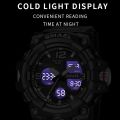 (COD Available)SMAEL 8008 Outdoor Sports Multifunctional Waterproof Luminous Men Watch.