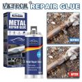 【Exclusive Online Deals】 100g Metal Filler A+B Set Adhesive Metal Bonding Repair For Cast Iron Radiator Cold Weld High Heat Resistant Repair Paste. 