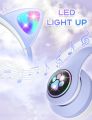 STN28 cat ear luminous Bluetooth headset head-mounted cute wireless live broadcast girl children's headset.
