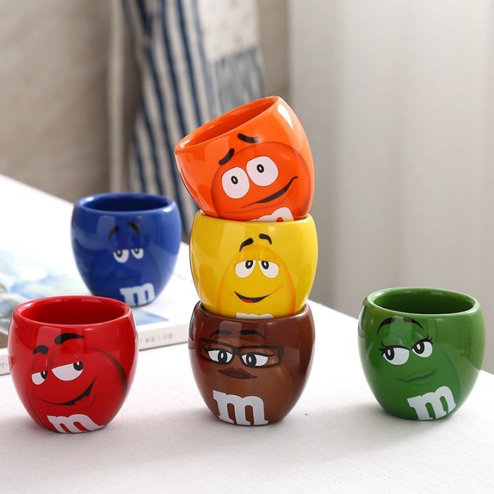 1%20Piece%20M&M's%20Coffee%20Mugs%20Ceramic%20Tea%20Cups%20Cute%20Expression%20Cartoon%20Creative%20Drinkware%20Coffeeware%20-%20Image%204