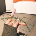 Vintage New Square Metal Frame Glasses Women Fashion Optical Myopia Blocking Eyewear Popular Reading Anti-blue Light Eyeglasses.