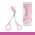 Mini Brow Class Cutting Scissors Easy-to-use With Comb-pink.