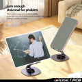 Aluminium Phone Stand 360 Degrees Rotating Multi-functional Folding Portable Support Stand For Ipad Tablet Universal New Metal Desk Table Top Mobile Holder.