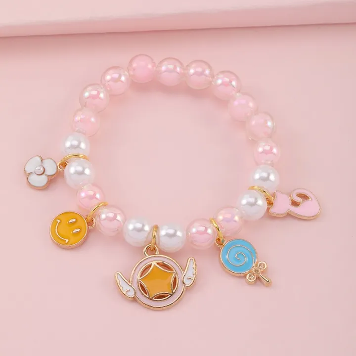 Markersland%20Cute%20Clourful%20Children's%20Pearl%20Bracelets%20Girls%20Princess%20Beads%20Cartoon%20Charm%20Kids%20Bracelet%20Accessories%20Wholesale%20-%20Image%207