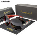 YSYX Polarized Women's Sunglasses Brand Designer Sun Glasses Fashion Classic Big Frame Glass Female Vintage Oculos De Sol ST2012.