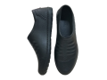 Fashion Soild Black Rubber shoes for Men. 