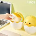 Creative Little Cute Animal Desktop Trash Can Home Cute Plastic Storage Bucket Office Study Clamshell Trash Bucket Tissue Box.