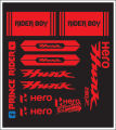 HERO bike all sticker | bike modify sticker | Hunk sticker | Bike full set Sticker- ( Waterproof & Premium quality) | customize sticker | custom sticker for bike..car modified sticker for bike. 