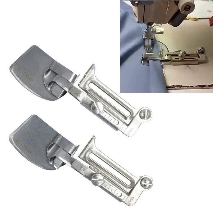 Industrial Lockstitch Sewing Machine Edger Binder Flat Car Adjustable Curling Seam Folder Straight Hemming Puller A11 New