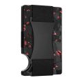 Forged Carbon Fiber Minimalist Slim Smart Wallets For Men Cashback Credit Card Holder Luxury Aluminium Wallet Rfid Money Clip.