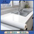 Pure White Marble wallpaper Waterproof Sticker Modern Kitchen Cabinet Table Countertop Furniture Renovation Wallpaper PVC Self Adhesive Wall Sticker.