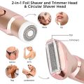 2 in 1 Professional Women Epilator Electric Razor Hair Removal Painless Face Shaver Bikini Pubic Hair Trimmer Home Use Machine. 