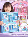 Sanrio Cinnamoroll Stationery Set Cartoon Gift Box Creative Learning Stationery pencil Eraser Set Children Term Begins Birthday.
