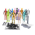 3D Printed Action Figure Dummy 13, Lucky 13, Full Body Mechanical Movable Toy, Multiple Accessories, Desk Decoration.