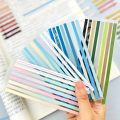 160 Sheets Memo Pad Transparent Posted It Notebook Cute Index Stickers Notes Books Bookmarks Kawaii Aesthetic Stationery Supplie. 